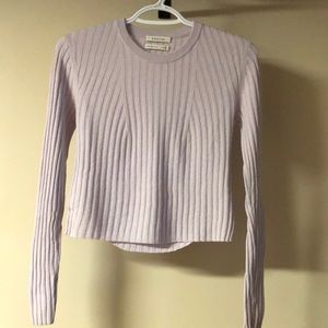 Sweet Purple Cropped Sweater!